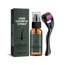 Beard Growth Kit Titanium Derma Roller Beard Regrowth Serum Thicker Facial Hair