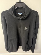 Vintage Ford Mustang Fleece Jacket Men's XL Made In USA Ford Licensed