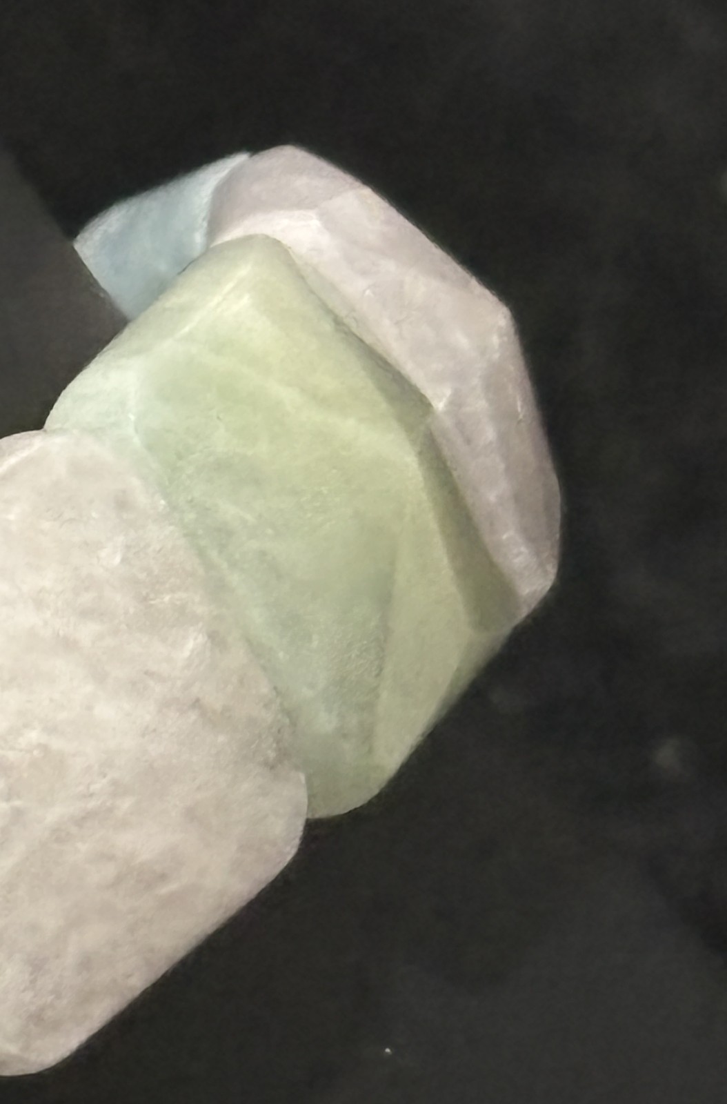 🟢 Rainbow Fluorite Rectangular‑Bead Stretch Brac… - image 4