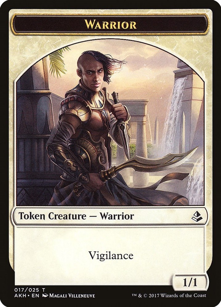 Warrior Token Normal [AKH - 17] LP MagicAmonkhet