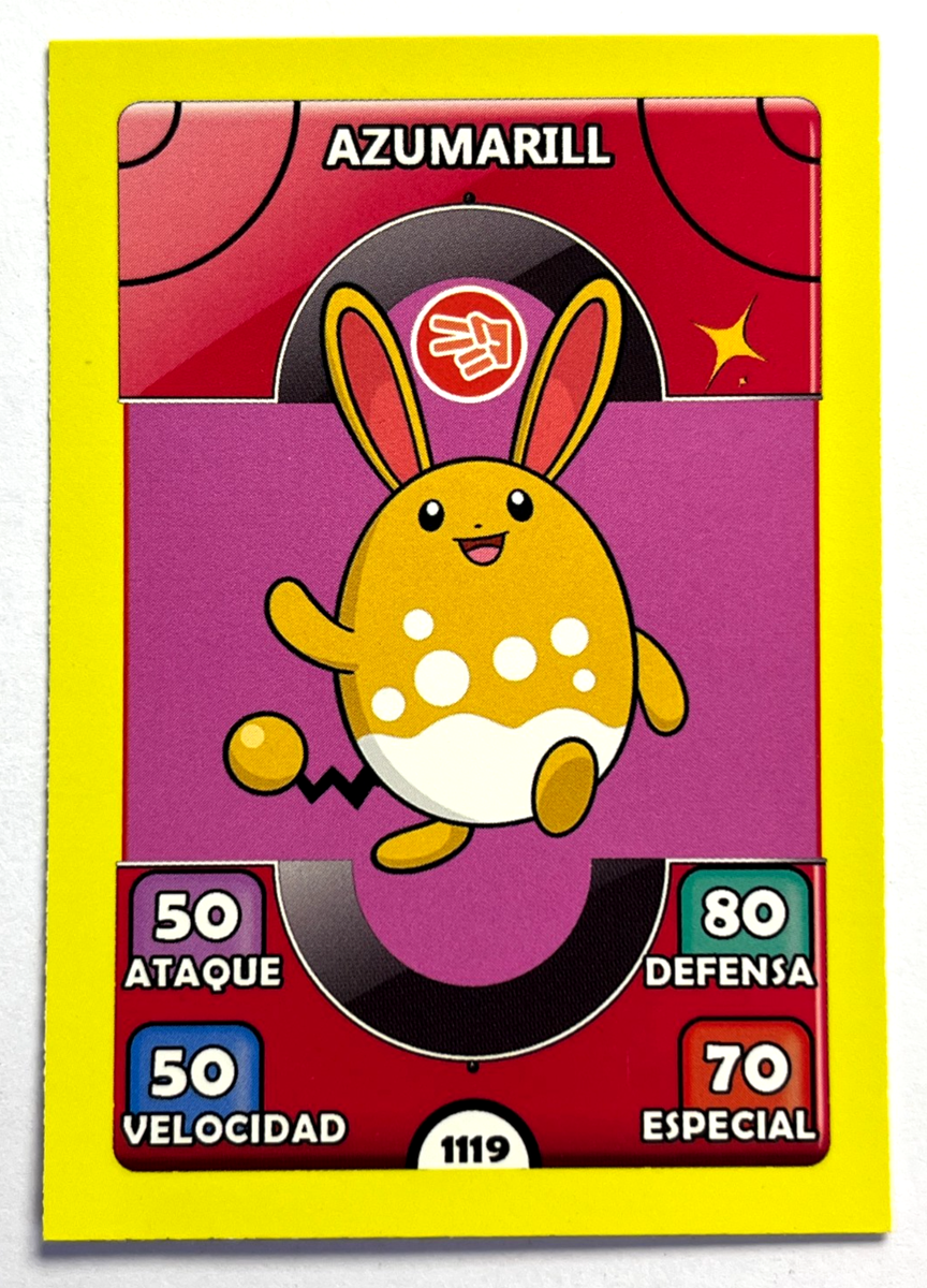 ポケモンカード　ポッチャマ・パチリス・フローゼル・ピンプク・リオル・ディアルガ 2022 POKEMON LEGENDS TCG Card #1119 AZUMARILL Argentina Edition | eBay