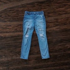 REWASH Womens Real Curve High Rise Stretch Distressed Skinny Denim Jeans Size 11