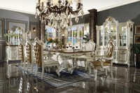 Anrichte Luxus Schaufenster Vitrine Glas Schrank Antik Stil Barock Rokoko MöBel