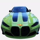 Hood Stripes Vinyl Decal Sticker fit BMW M4 M3 G80 G82 G83