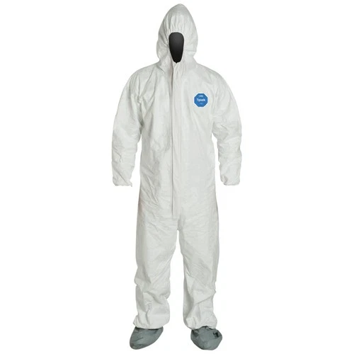 Dupont TY122S 400 Tyvek Disposable Coverall Suit With Hood & Boots (25 Per Case) video thumbnail