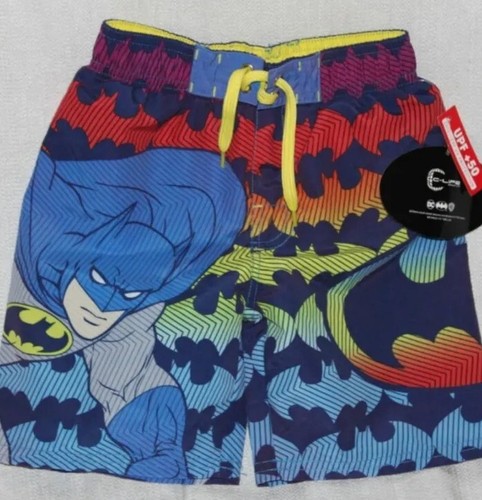 Batman Swim Trunks for Kids Boys Swim Shorts Size 4.