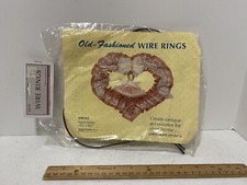 Vintage Wang's Old Fashioned Heart Shape Wire Ring WR103 9.25" x 8.25" NOS