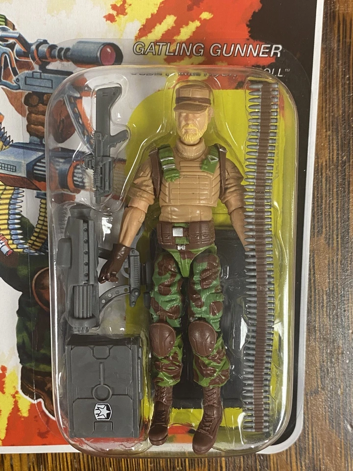 GI JOE 2018 CLUB DE COLECCIONISTAS EXCLUSIVO GI JOE GATLING ARTILLERO ¡ROCK N ROLL! SELLADO Foto 2 de 4
