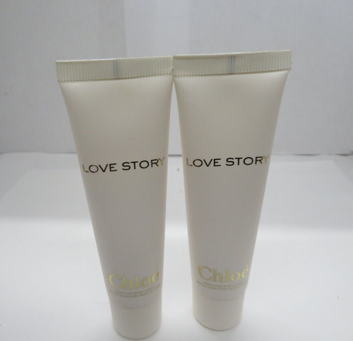 CHLOE LOVE STORY PERFUMED BODY LOTION 1 Fl oz/30 ml **LOT OF 2** WOMEN RARE - Picture 2 of 3