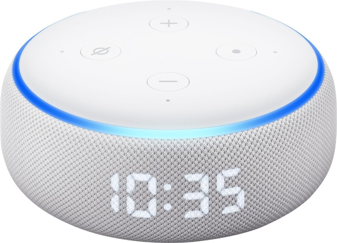 Amazon Echo Dot 3rd Gen Smart Speaker with Alexa Voice and Clock