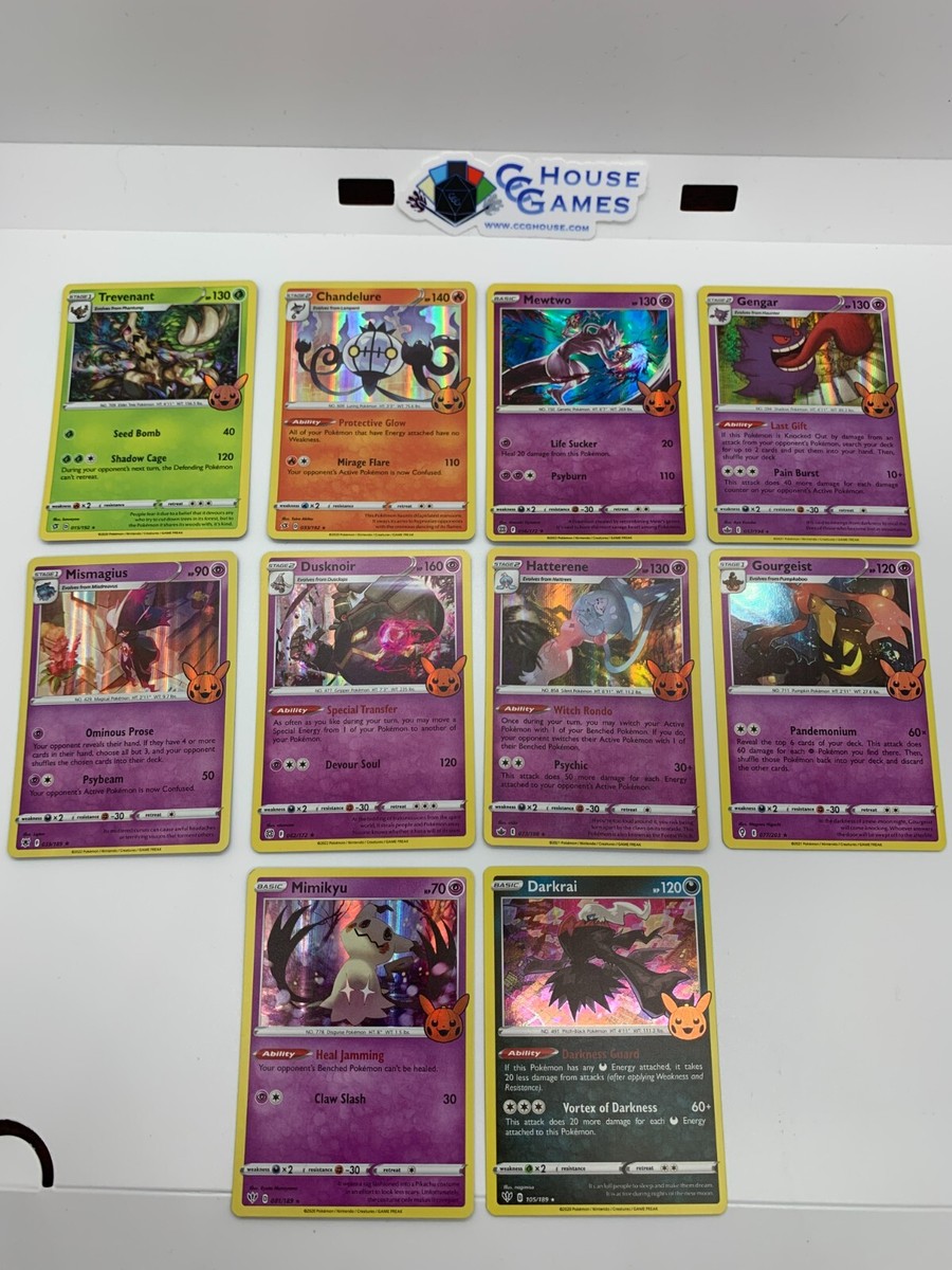 pokemon trick or trade booster pack card list 2023 Gengar & Pikachu each containing three colorful cards from the Poke Join the Pokéween adventure on the spookiest night of the year with our Trick or Trade BOOster Bundle Trick or Trade 2024 Pokemon