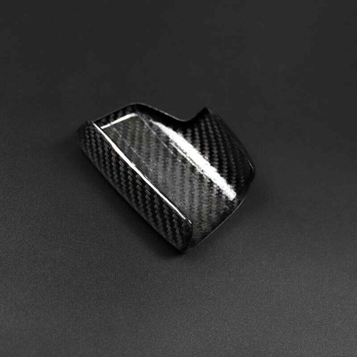 Real Carbon Fiber Gear Shift Knob Cover Trim Fit For Audi A4 S4 B9 2016-2018 - Picture 2 of 12