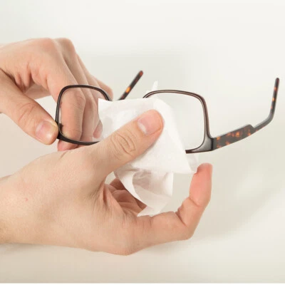 LR SUPPLIES 24 Glasses Wipes Smear Free Optical Lens Cleaner Spectacle Camera Screen Clean