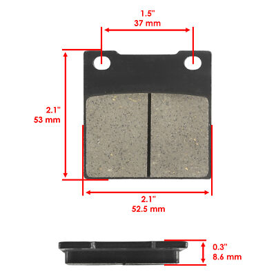 rika 0331 Front & Rear Brake Pads for Kawasaki ZX7 ZX-7 Ninja