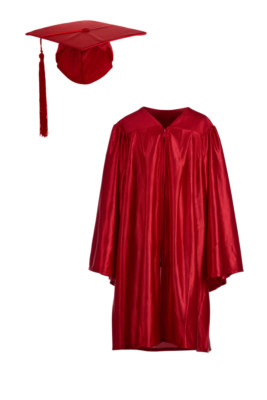 Set of 5 Childrens Graduation Gown And Hat 3-6 Years Nursery Kids Colour  Costume | eBay