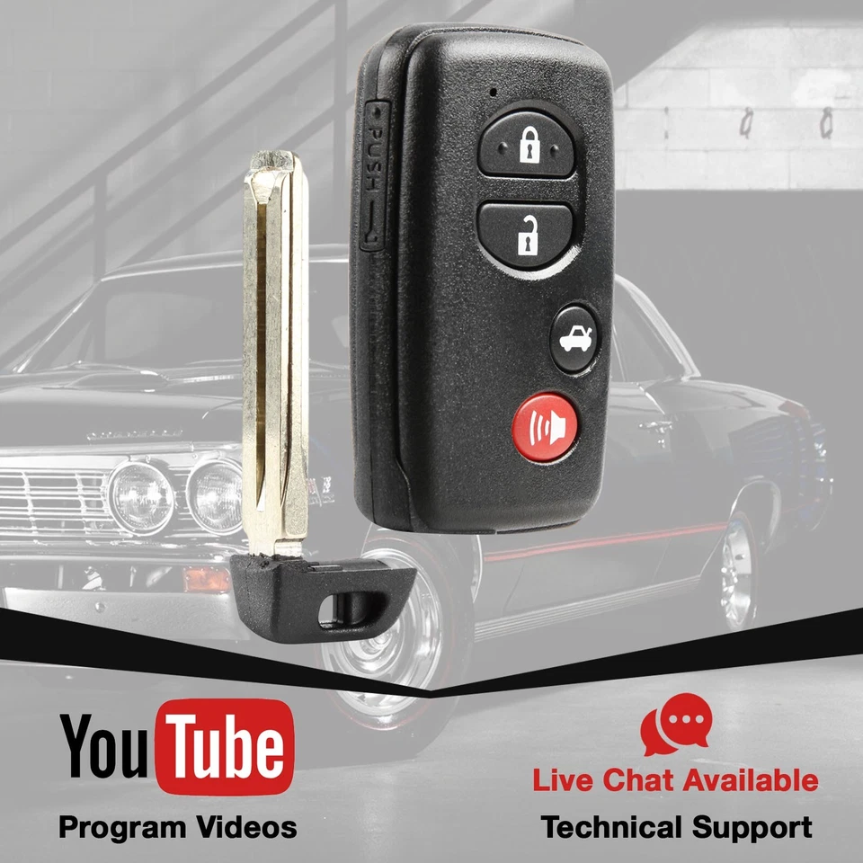 Key Fob Remote for 2009 2010 2011 2012 2013 2014 Toyota Avalon Camry HYQ14AEM - Image 3 of 4