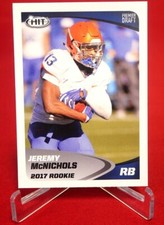 Jeremy Mcnichols College Football Card Hit 2017 #92 Mint