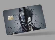 BATMAN ,NIGHT KNIGHT , 2 pc credit card skin DEBIT CARD,TROLLEY GYM