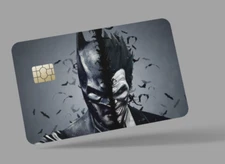 BATMAN ,NIGHT KNIGHT , 2 pc credit card skin & DEBIT CARD,TROLLEY & GYM