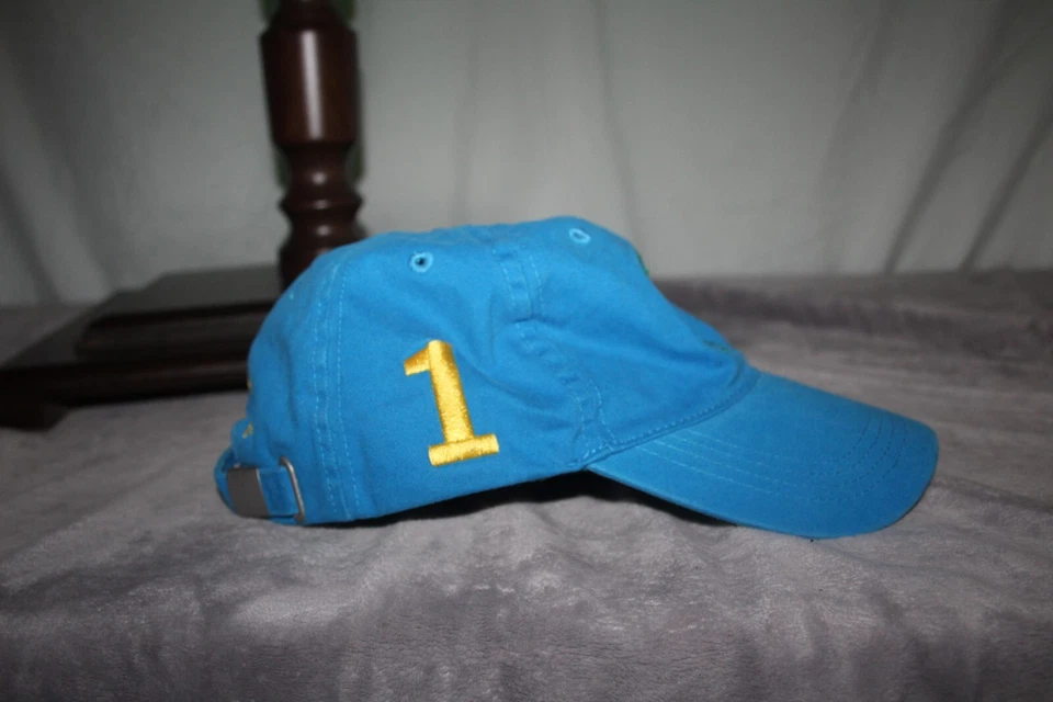 Gorra para mujer Ralph Lauren fragancias verde azulado con pony verde amarillo #1 Foto 2 de 4
