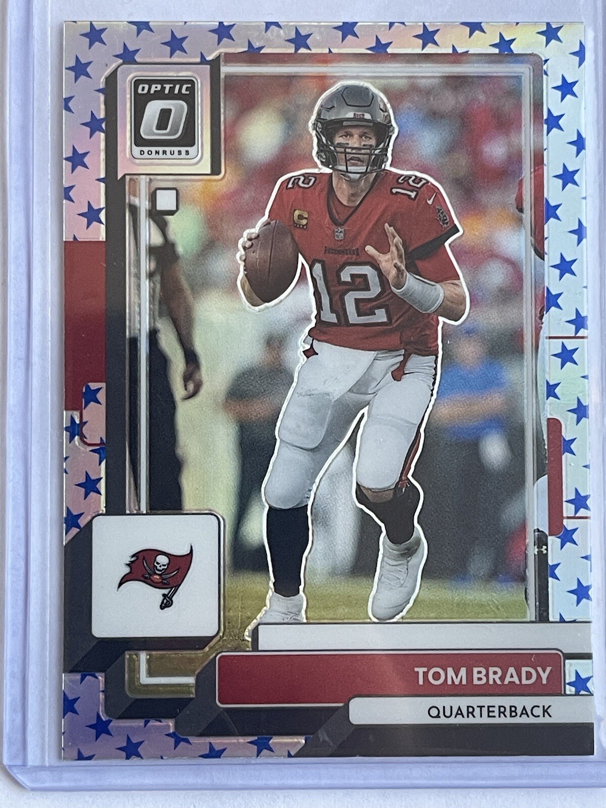 2022 Panini Donruss Optic Tom Brady SP Stars Silver Prizm #183 Buccaneers Pats