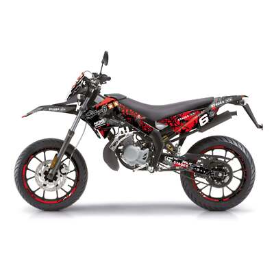 Stage6 Grafik Kit rot/schwarz Senda SM DRD X-TREME 50 2T 2010-2017
