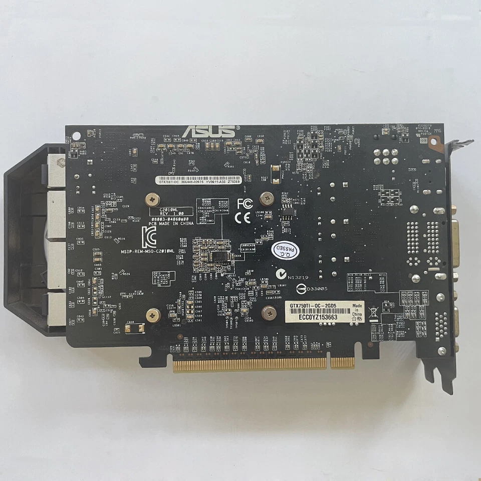 For Asus GTX750TI-OC-2GD5,GTX750Ti 2G DDR5 6PIN Power Supply Graphics Video Card - Image 2 of 4