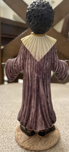 Afro American Black Choir Female Figurine 6” - Picture 4 of 7