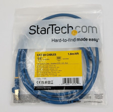 StarTech.com 6 ft Blue Cat6 Cable with Snagless RJ45 Connectors - Cat6 Ethernet