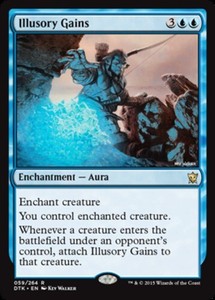 Illusory Gains x4 - Dragons of Tarkir - NM-Mint, English - Dragons of Tarkir