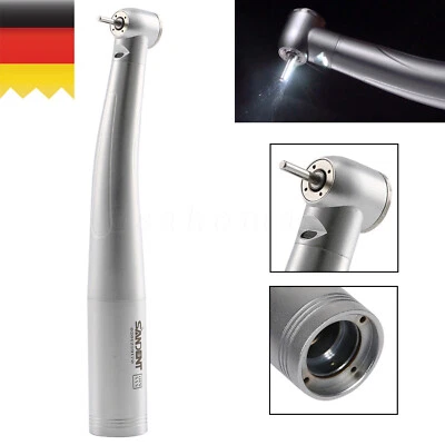 SANDENT Zahnarzt Dental Turbine mit Licht Fiber Optic Handstück für KaVo Kupplung 6Hole