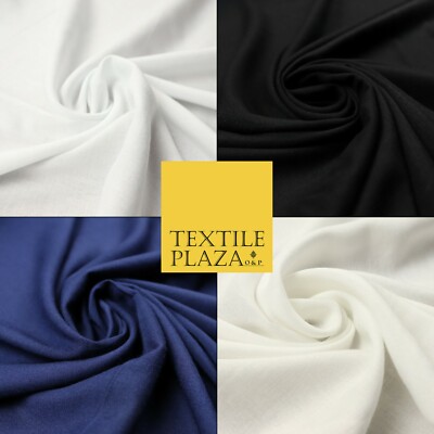 Luxury Soft Plain Non-Stretch Spun Rayon Viscose Fabric Dress