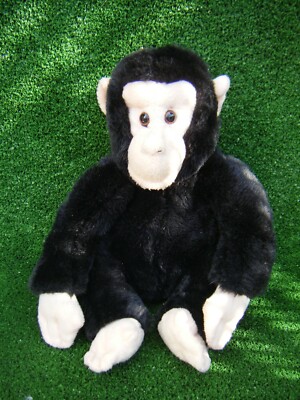  Wild Republic Schimpanse Affe Stofftier 10 Zoll sitzend ca. B119
