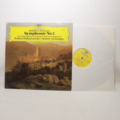Schumann Symphony No 2 LP Von Karajan Berlin Phil 1972 Deutsche