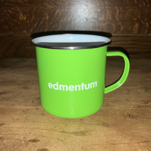 Edmentum Lime Green Metal/Enamelware Mug