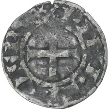 Frankreich, Philip II, Denier, 1180-1223, Saint-Martin de Tours, Silber, S