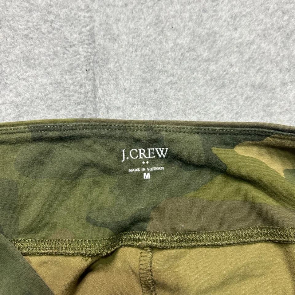 J. Leggings Crew Everyday para mujer talla mediana verde camuflaje pantalones elásticos Foto 3 de 4