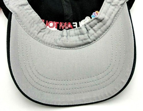 NBC GOLF / AM TOUR black adjustable cap / hat - 100% cotton - srixon *NEW* - Picture 6 of 7