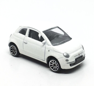 Majorette Fiat 500 White 1:55 (3 inches) 286C no Package | eBay