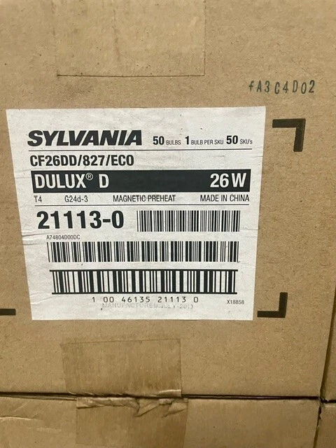 SYLVANIA 21113 CF26DD/827/ECO (CASE OF 10) - Image 3 of 4