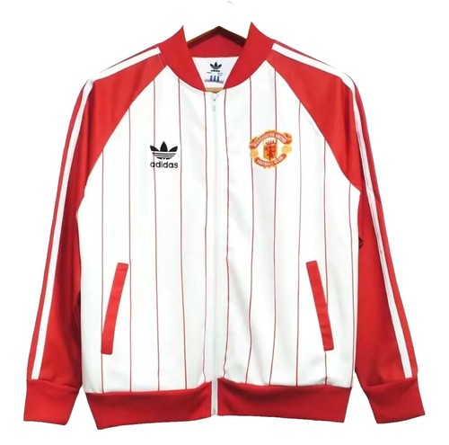 Manchester United Full-Zip Jacket w/Pockets Soccer Training Warm