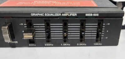 UNTESTED Majestic MEB-605 Vechicle Graphic Equalizer Amplifier
