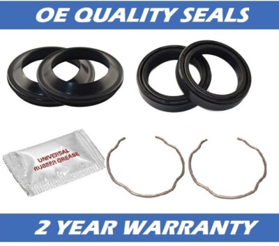 Kawasaki KX 250 K 1997 Fork Oil Dust Seal Circlip Repair Kit Set