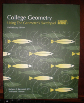 College Geometry: Using the Geometer's Sketchpad 2006 SEALED DISC LIKE NEW