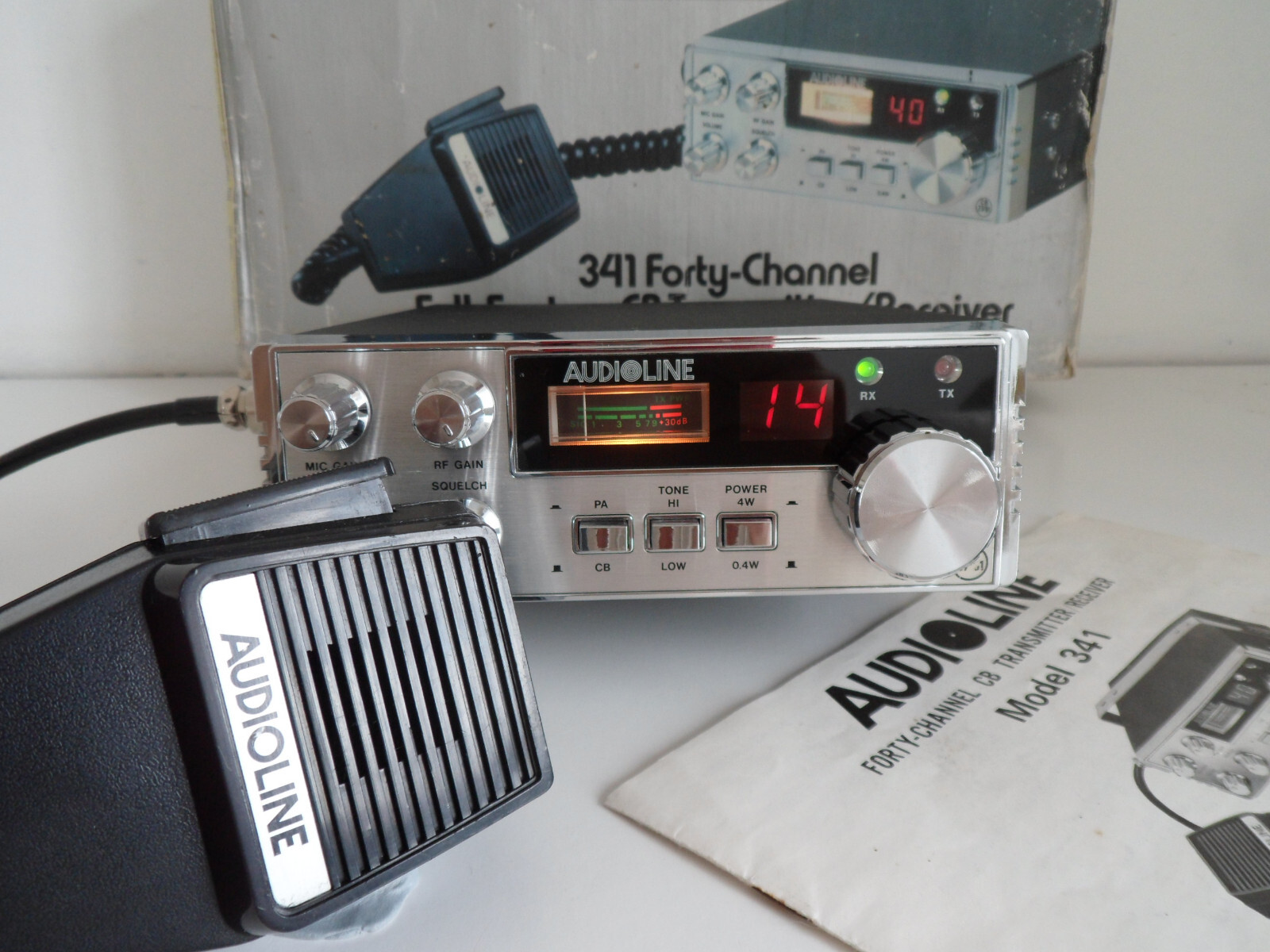 AUDIOLINE 341 UK FM CB RADIO..............................RADIO_TRADER