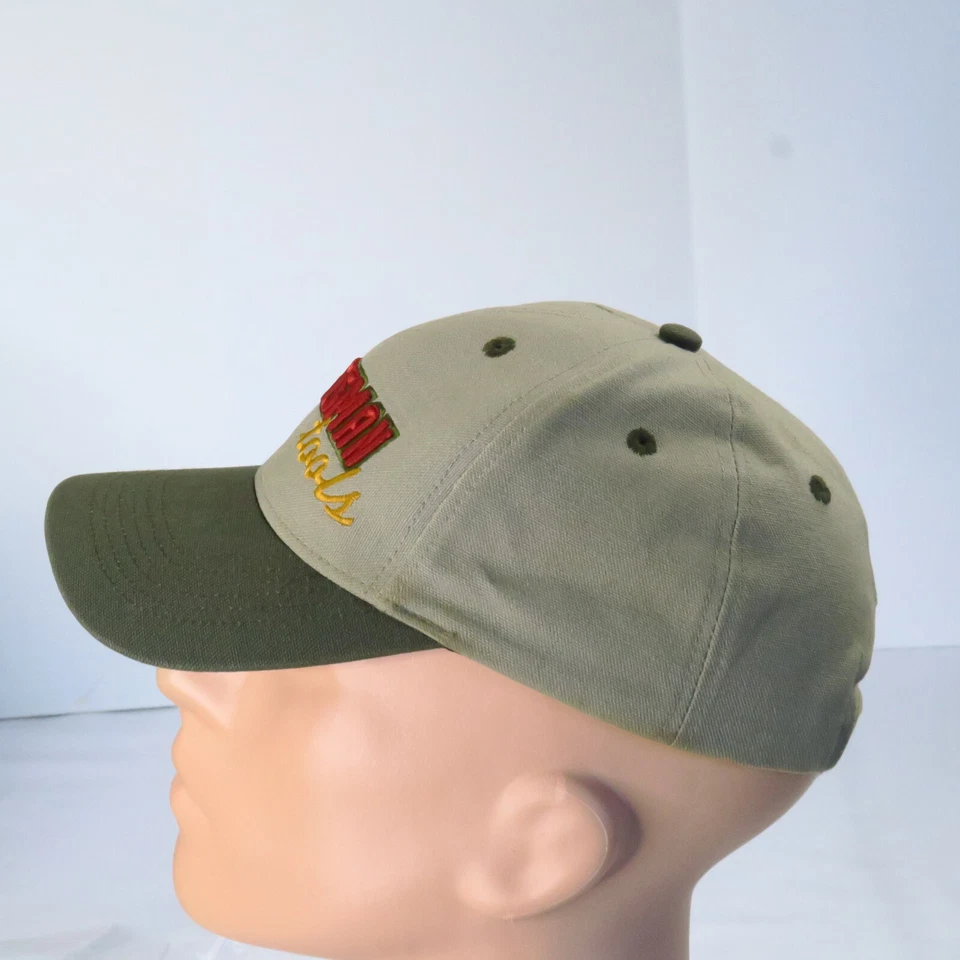 Boné Craftsman Tools cáqui bege verde bordado com alça trabalho em lona - Imagem 3 de 4