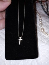 Beautiful tiny sterling silver cross perfect for a baptism gift