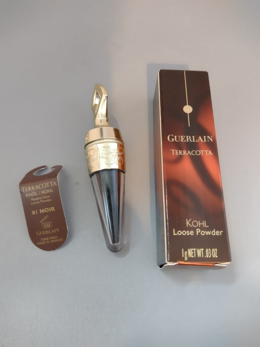 Guerlain Terracotta Black Loose Powder Kohl Liner- #01 Noir 1g
