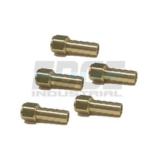  5 Pack 3/8 HOSE BARB X 1/8 FEMALE NPT Brass Pipe Fitting Gas Fuel Water Air