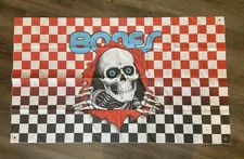 Powell Peralta Bones Skateboard Checkerboard Ripper Flag 35" x 59"  Wall Art